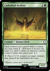 Cathedral Acolyte (Surge Foil) - Universes Beyond: Fallout - Magic: The Gathering card