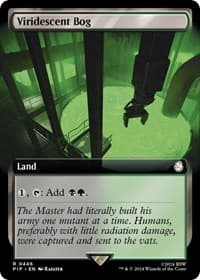 Viridescent Bog (Extended Art) - Universes Beyond: Fallout - Magic: The Gathering card