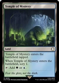 Temple of Mystery (Surge Foil) - Universes Beyond: Fallout - Magic: The Gathering card