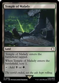 Temple of Malady - Universes Beyond: Fallout - Magic: The Gathering card