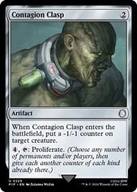 Contagion Clasp - Universes Beyond: Fallout - Magic: The Gathering card