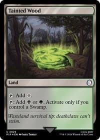 Tainted Wood (Surge Foil) - Universes Beyond: Fallout - Magic: The Gathering card