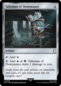 Talisman of Dominance - Universes Beyond: Fallout - Magic: The Gathering card