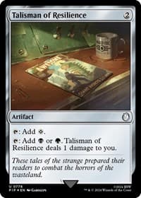 Talisman of Resilience (Surge Foil) - Universes Beyond: Fallout - Magic: The Gathering card