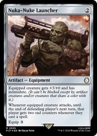 Nuka-Nuke Launcher (Surge Foil) - Universes Beyond: Fallout - Magic: The Gathering card