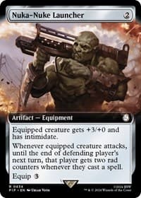 Nuka-Nuke Launcher (Extended Art) - Universes Beyond: Fallout - Magic: The Gathering card