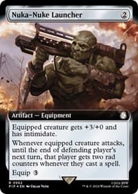 Nuka-Nuke Launcher (Extended Art) (Surge Foil) - Universes Beyond: Fallout - Magic: The Gathering card