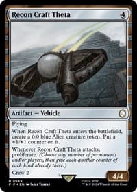 Recon Craft Theta (Surge Foil) - Universes Beyond: Fallout - Magic: The Gathering card