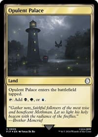 Opulent Palace (Surge Foil) - Universes Beyond: Fallout - Magic: The Gathering card