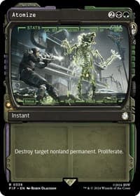 Atomize (Showcase) - Universes Beyond: Fallout - Magic: The Gathering card
