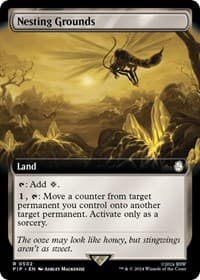 Nesting Grounds (Extended Art) - Universes Beyond: Fallout - Magic: The Gathering card