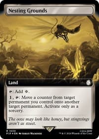 Nesting Grounds (Extended Art) (Surge Foil) - Universes Beyond: Fallout - Magic: The Gathering card