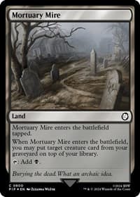 Mortuary Mire (Surge Foil) - Universes Beyond: Fallout - Magic: The Gathering card