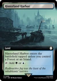 Hinterland Harbor (Extended Art) - Universes Beyond: Fallout - Magic: The Gathering card