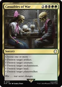 Casualties of War - Universes Beyond: Fallout - Magic: The Gathering card