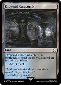 Drowned Catacomb - Universes Beyond: Fallout - Magic: The Gathering card