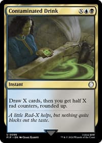 Contaminated Drink - Universes Beyond: Fallout - Magic: The Gathering card