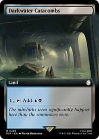 Darkwater Catacombs (Extended Art) - Universes Beyond: Fallout - Magic: The Gathering card