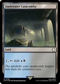 Darkwater Catacombs (Surge Foil) - Universes Beyond: Fallout - Magic: The Gathering card