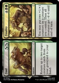 Find // Finality (Surge Foil) - Universes Beyond: Fallout - Magic: The Gathering card