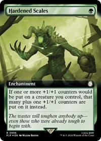 Hardened Scales (Extended Art) (Surge Foil) - Universes Beyond: Fallout - Magic: The Gathering card
