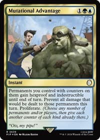Mutational Advantage (Surge Foil) - Universes Beyond: Fallout - Magic: The Gathering card