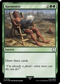 Harmonize (Surge Foil) - Universes Beyond: Fallout - Magic: The Gathering card