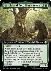 Harold and Bob, First Numens (Extended Art) - Universes Beyond: Fallout - Magic: The Gathering card