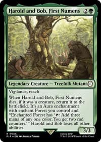 Harold and Bob, First Numens (Surge Foil) - Universes Beyond: Fallout - Magic: The Gathering card