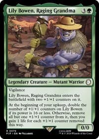 Lily Bowen, Raging Grandma - Universes Beyond: Fallout - Magic: The Gathering card
