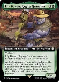 Lily Bowen, Raging Grandma (Extended Art) - Universes Beyond: Fallout - Magic: The Gathering card