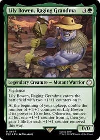 Lily Bowen, Raging Grandma (Surge Foil) - Universes Beyond: Fallout - Magic: The Gathering card