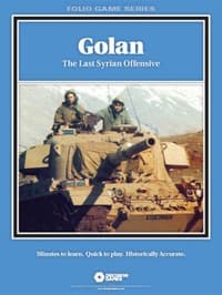 Golan: The Last Syrian Offensive - Folio Series - Decision Games - Boardgames card