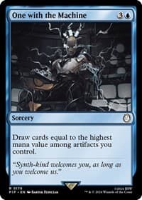 One with the Machine - Universes Beyond: Fallout - Magic: The Gathering card