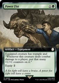 Power Fist (Extended Art) - Universes Beyond: Fallout - Magic: The Gathering card