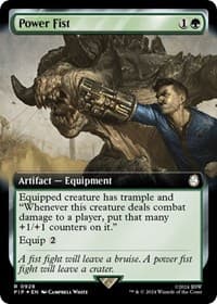Power Fist (Extended Art) (Surge Foil) - Universes Beyond: Fallout - Magic: The Gathering card