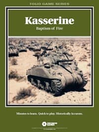 Kasserine: Baptism of Fire - Folio Series - Decision Games - Boardgames card