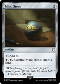 Mind Stone - Universes Beyond: Fallout - Magic: The Gathering card