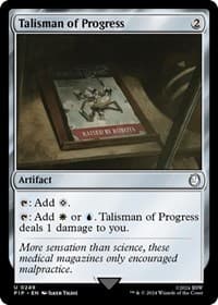 Talisman of Progress - Universes Beyond: Fallout - Magic: The Gathering card