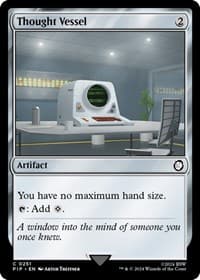 Thought Vessel - Universes Beyond: Fallout - Magic: The Gathering card
