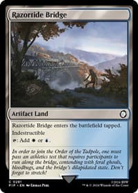 Razortide Bridge - Universes Beyond: Fallout - Magic: The Gathering card