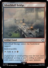 Silverbluff Bridge - Universes Beyond: Fallout - Magic: The Gathering card