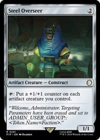 Steel Overseer - Universes Beyond: Fallout - Magic: The Gathering card