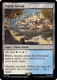 Prairie Stream - Universes Beyond: Fallout - Magic: The Gathering card