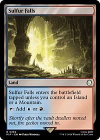 Sulfur Falls - Universes Beyond: Fallout - Magic: The Gathering card