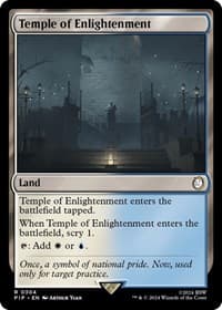 Temple of Enlightenment - Universes Beyond: Fallout - Magic: The Gathering card