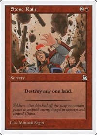 Stone Rain - Portal Three Kingdoms - Magic: The Gathering card