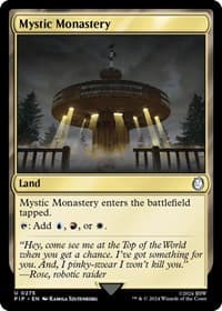Mystic Monastery - Universes Beyond: Fallout - Magic: The Gathering card