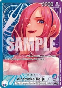 Vinsmoke Reiju (042) (Alternate Art) - Wings of the Captain - One Piece Card Game card