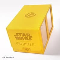 Star Wars: Unlimited Double Deck Pod (Yellow) - GameGenic Deck Boxes - Deck Boxes card